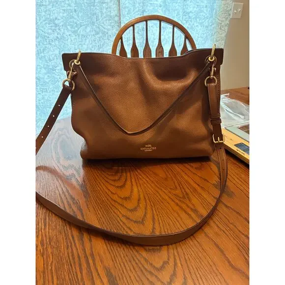 Coach Clarkson Hobo Bag Crossbody Brown - Picture 2 of 13